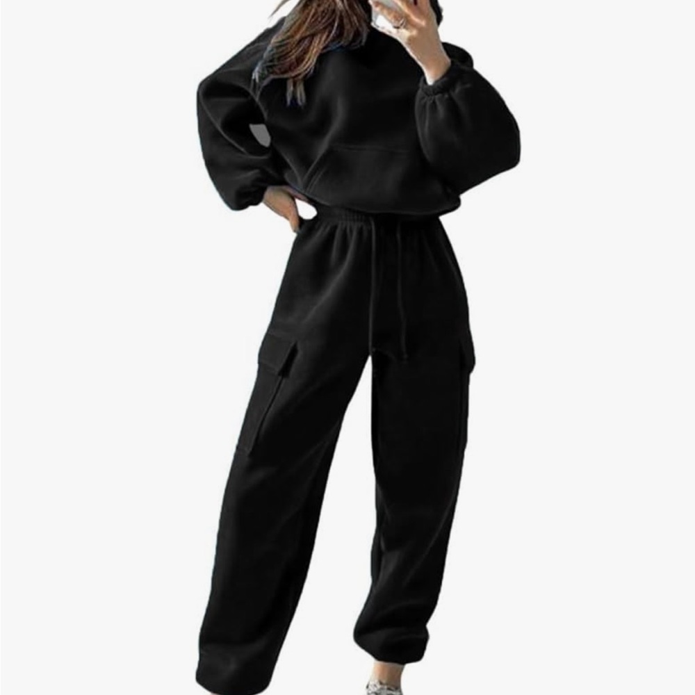 👉 2 Piece New Boutique Women’s Hoodies Tracksuit Sweatshirt and Jogger Pant Set